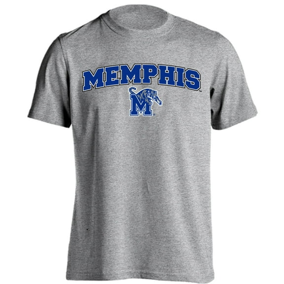University of Memphis Tigers Classic Arch with Mascot Short Sleeve T-Shirt