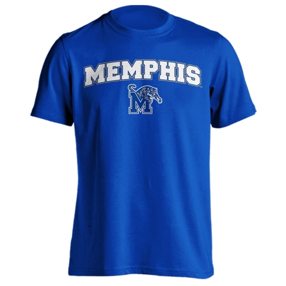 University of Memphis Tigers Classic Arch with Mascot Short Sleeve T-Shirt