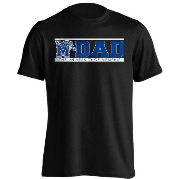 University of Memphis Tigers Dad Proud Parent Short Sleeve T-Shirt