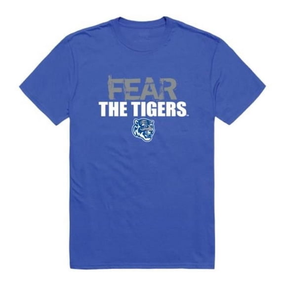 University of Memphis Tigers Fear College T-Shirt, Royal - 2XL