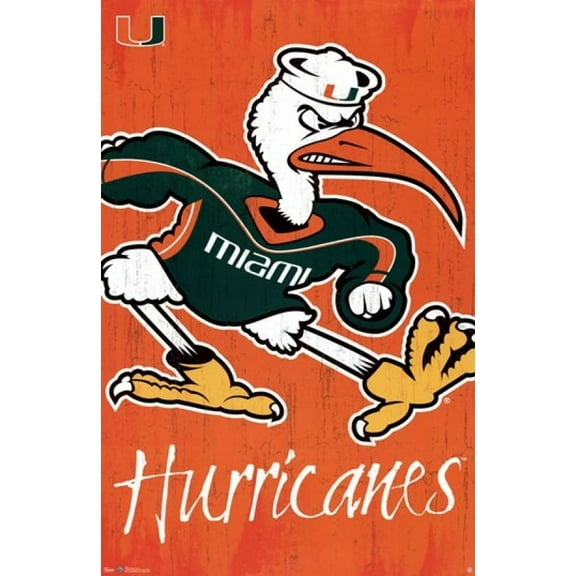 University of Miami - Logo 13 Poster Print (24 x 36)