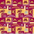 thumbnail image 1 of University of Minnesota Fabric Super Soft Fleece Classic Geometric Design-Sold by the Yard, 1 of 2