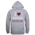 thumbnail image 1 of University of Montana I Love Hoodie, Heather Grey - Large, 1 of 1