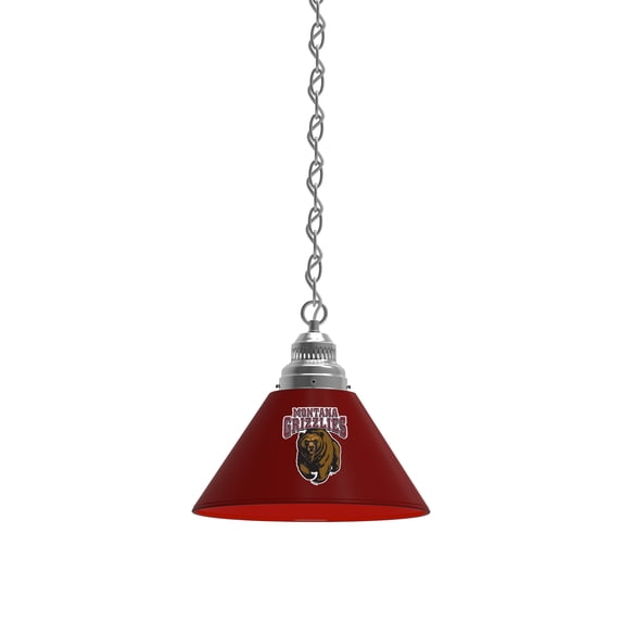 University of Montana Pendant Light with Chrome FIxture