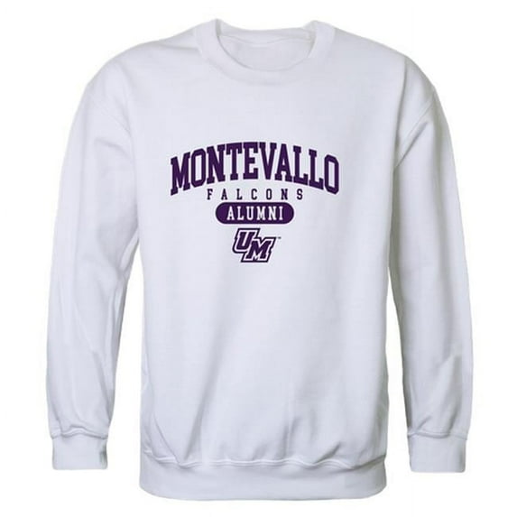 University of Montevallo Falcons Alumni Fleece Sweatshirt, White - 2XL
