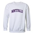 thumbnail image 1 of University of Montevallo Falcons Arch Crewneck Sweatshirt, White - Extra Large, 1 of 1