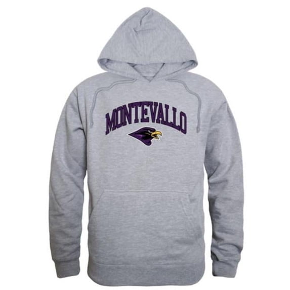 University of Montevallo Falcons Campus Hoodie, Heather Grey - Large