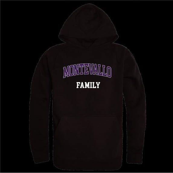 University of Montevallo Falcons Family Hoodie, Black - Large