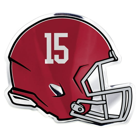 University of NCAA Alabama Full Color Aluminum Helmet Decal Emblem - For use on Cars, Laptops or other Hard Surfaces