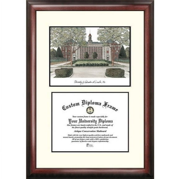 University of Nebraska 8.5" x 11" Scholar Diploma Frame