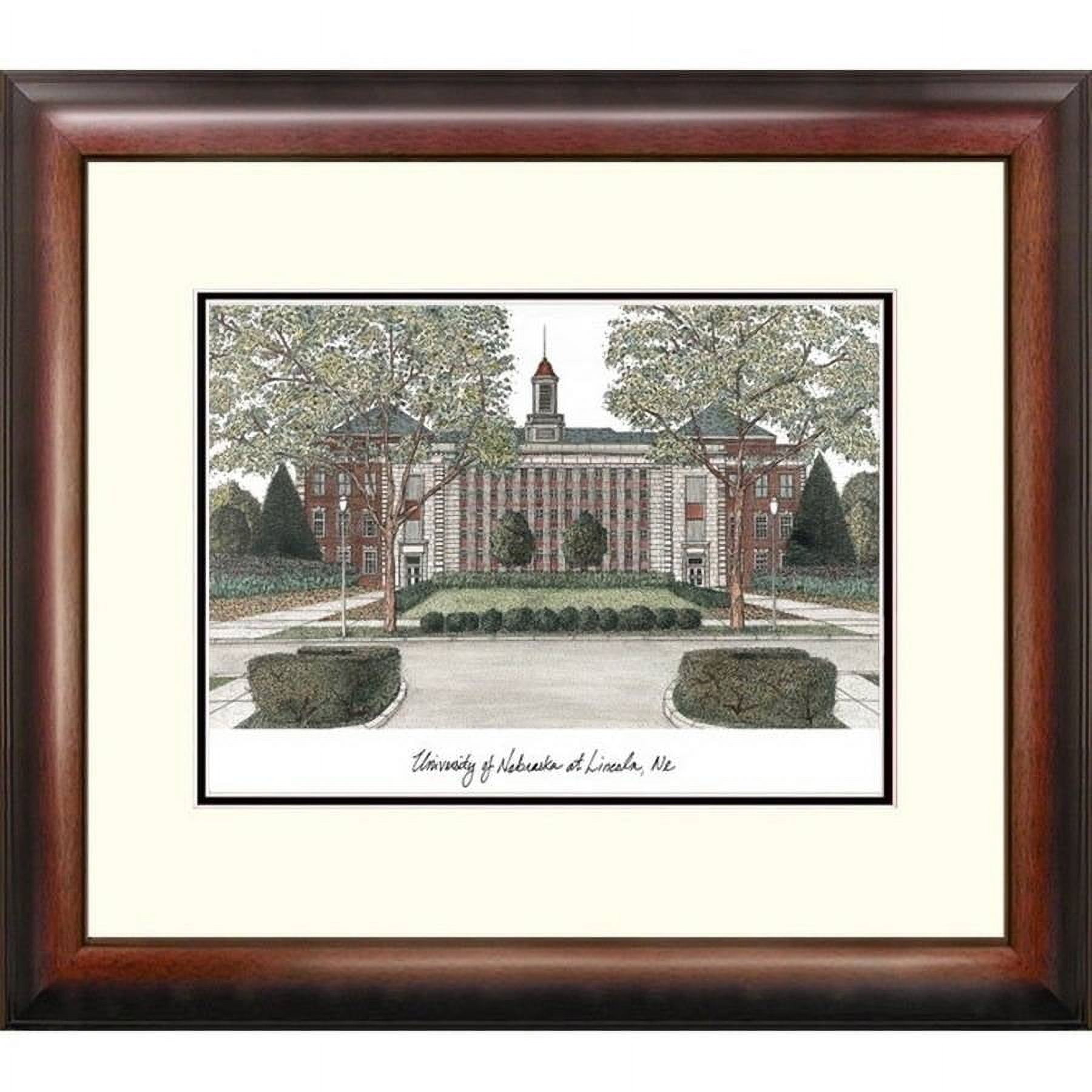 University of Nebraska Alumnus Framed Lithograph