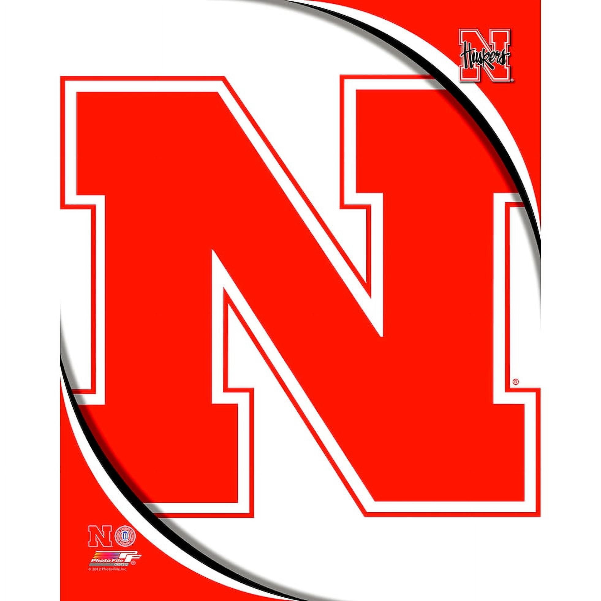 University of Nebraska Cornhuskers Team Logo 16x20 Print 