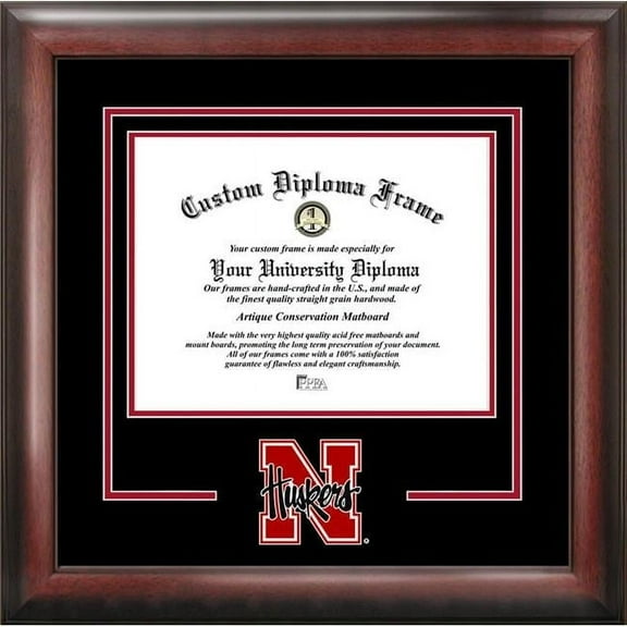 University of Nebraska Spirit Diploma Frame