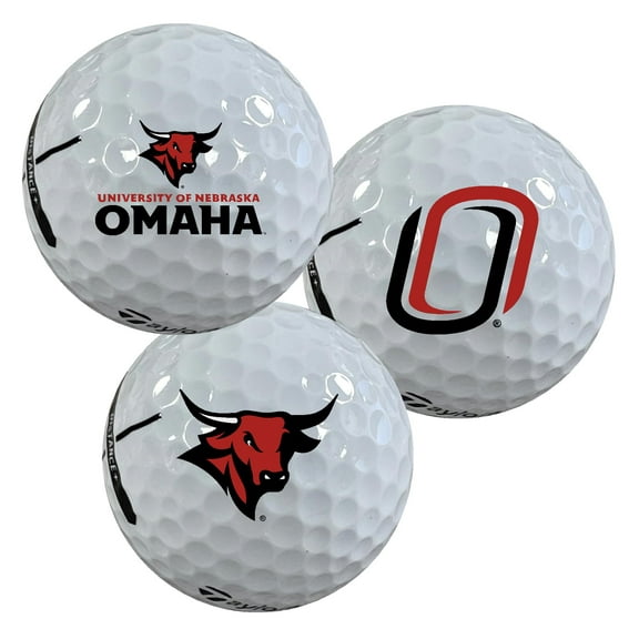University of Nebraska at Omaha Mavericks Logo Edition Taylormade Distance+ Golf Balls 12-Pack (Dozen)