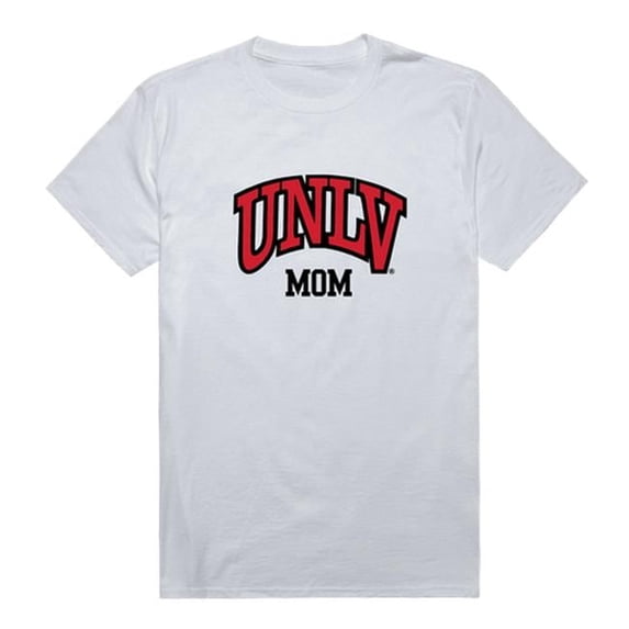 University of Nevada Las Vegas College Mom T-Shirt, White - Medium