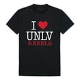 thumbnail image 1 of University of Nevada Las Vegas I Love T-Shirt, Black - 2XL, 1 of 1