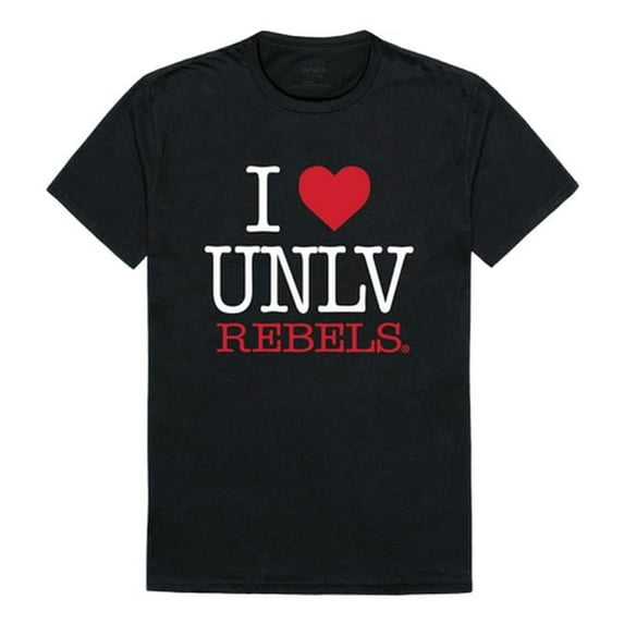 University of Nevada Las Vegas I Love T-Shirt, Black - Large