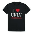 thumbnail image 1 of University of Nevada Las Vegas I Love T-Shirt, Black - Medium, 1 of 1
