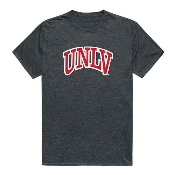 University of Nevada, Las Vegas Men Cinder T-Shirt, Heather Charcoal - 2XL