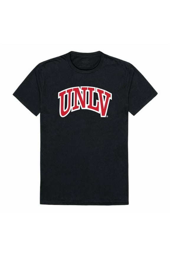 University of Nevada, Las Vegas Men College T-Shirt, Black & White - Medium
