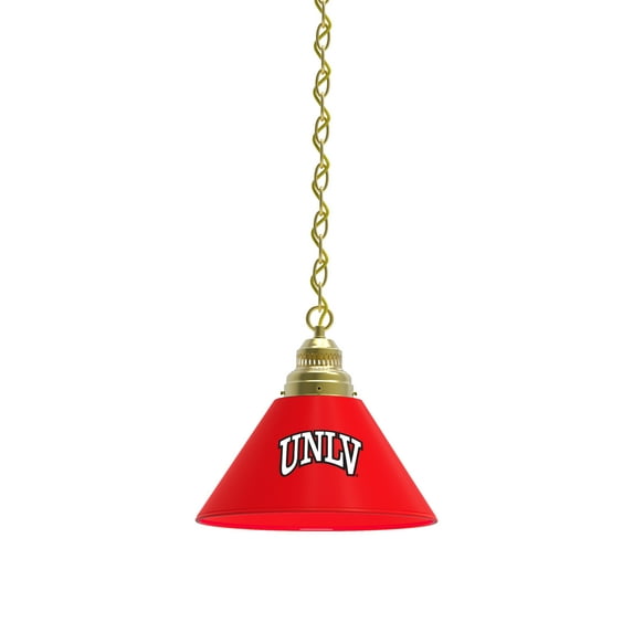University of Nevada Las Vegas Pendant Light with Brass Fixture