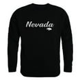 thumbnail image 1 of University of Nevada Mens Script Crewneck T-Shirt, Black - Large, 1 of 1