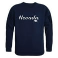 thumbnail image 1 of University of Nevada Mens Script Crewneck T-Shirt, Navy - Extra Large, 1 of 1