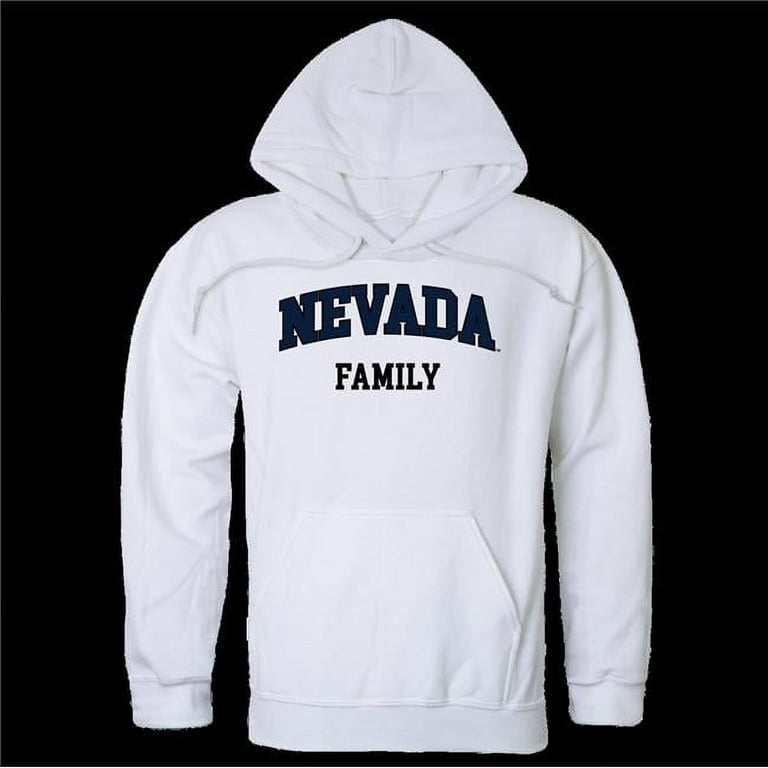 University of Nevada, Reno Wolf Pack Family Hoodie, White Medium