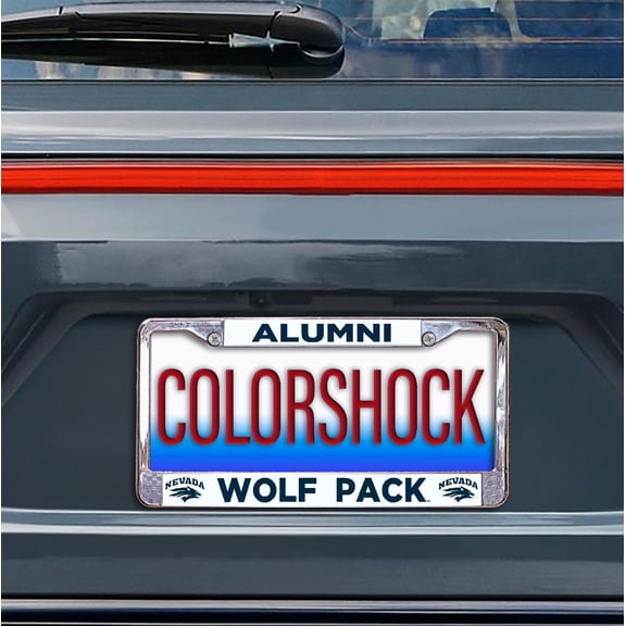 University of Nevada Wolfpack Alumni Chrome License Plate Frame (Officially Licensed Product)