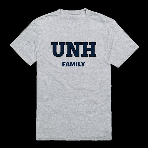 University of New Hampshire Wildcats Family T-Shirt, Heather Grey - Extra Large