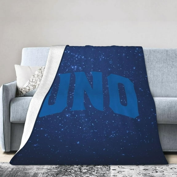 University of New Orleans-Logo Fleece Blanket, Very Soft Microfiber Flannel Blanket for Couch Warm and Cozy for All Seasons