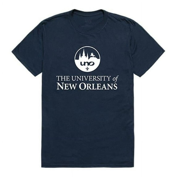 University of New Orleans Men Institutional T-Shirt, Navy - Large