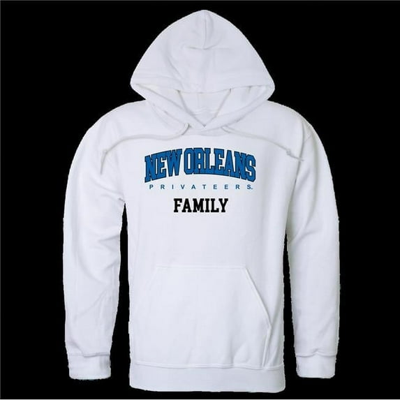 University of New Orleans Privateers Family Hoodie, White - 2XL