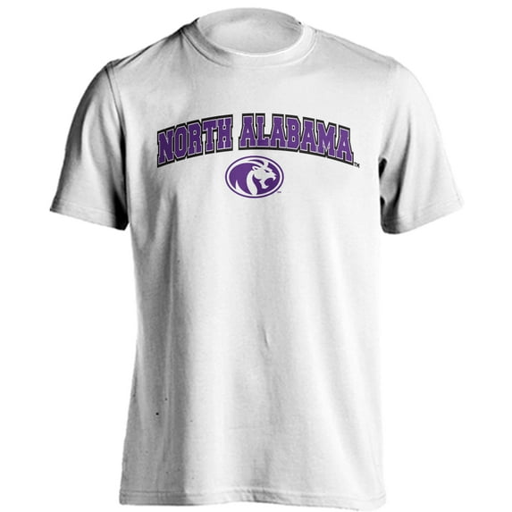 University of North Alabama Lions Classic Arch with Mascot Short Sleeve T-Shirt