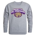 thumbnail image 1 of University of North Alabama Lions College Crewneck Sweatshirt - Heather Grey, X-Large, 1 of 2
