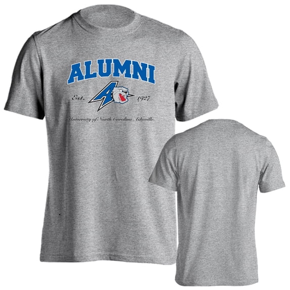 University of North Carolina Asheville Bulldogs Alumni Proud Graduate Short Sleeve T-Shirt