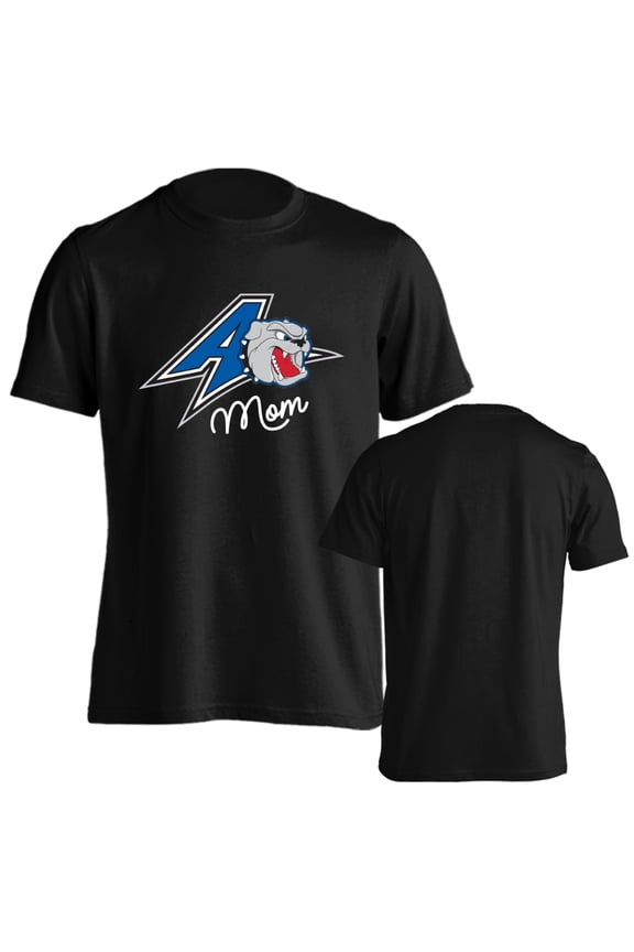 University of North Carolina Asheville Bulldogs Mom Proud Parent Short Sleeve T-Shirt