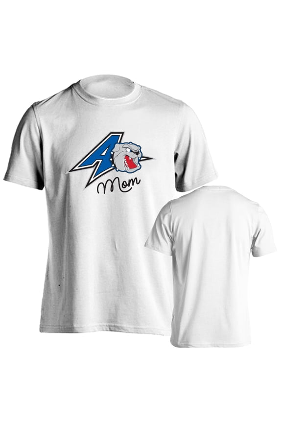 University of North Carolina Asheville Bulldogs Mom Proud Parent Short Sleeve T-Shirt