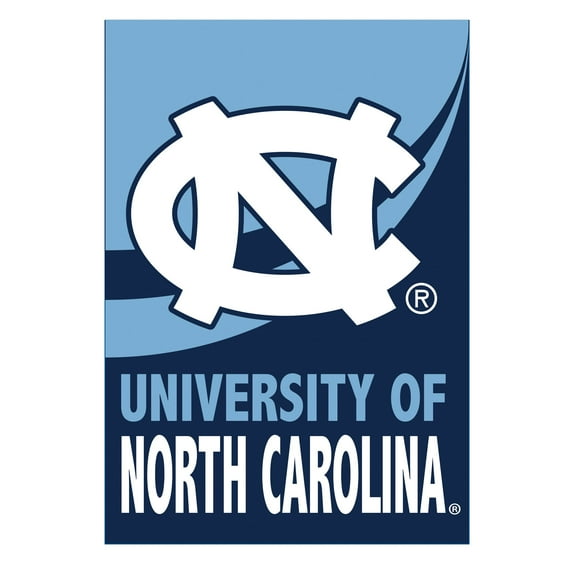 University of North Carolina Burlap Flag GDN Size