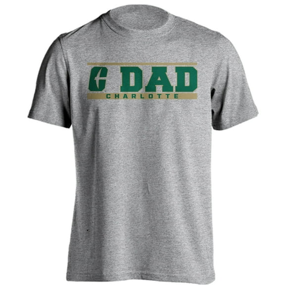 University of North Carolina Charlotte 49ers Dad Proud Parent Short Sleeve T-Shirt
