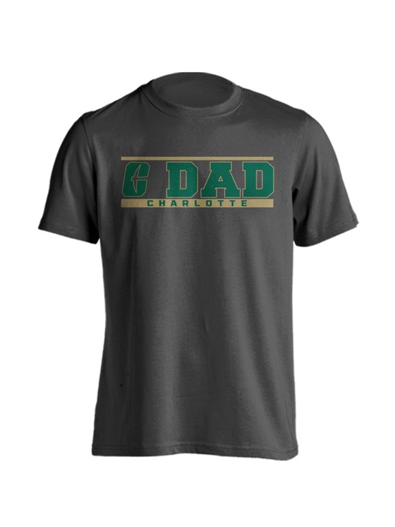 University of North Carolina Charlotte 49ers Dad Proud Parent Short Sleeve T-Shirt
