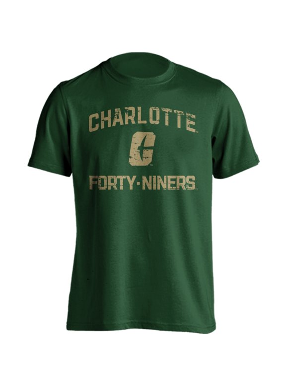 University of North Carolina Charlotte 49ers UNCC Distressed Retro Short Sleeve T-Shirt