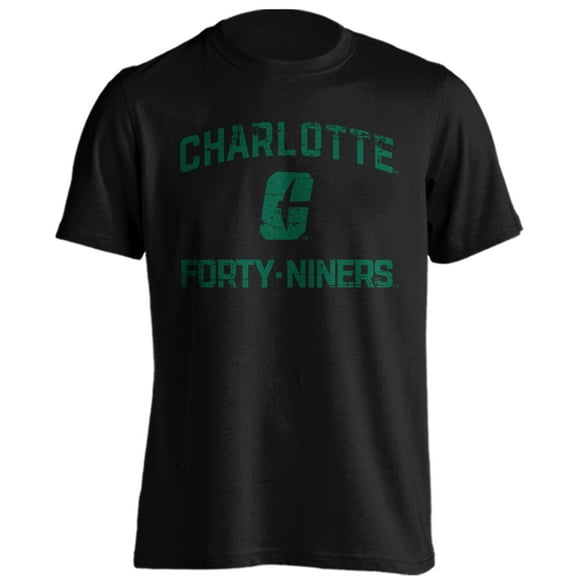 University of North Carolina Charlotte 49ers UNCC Distressed Retro Short Sleeve T-Shirt