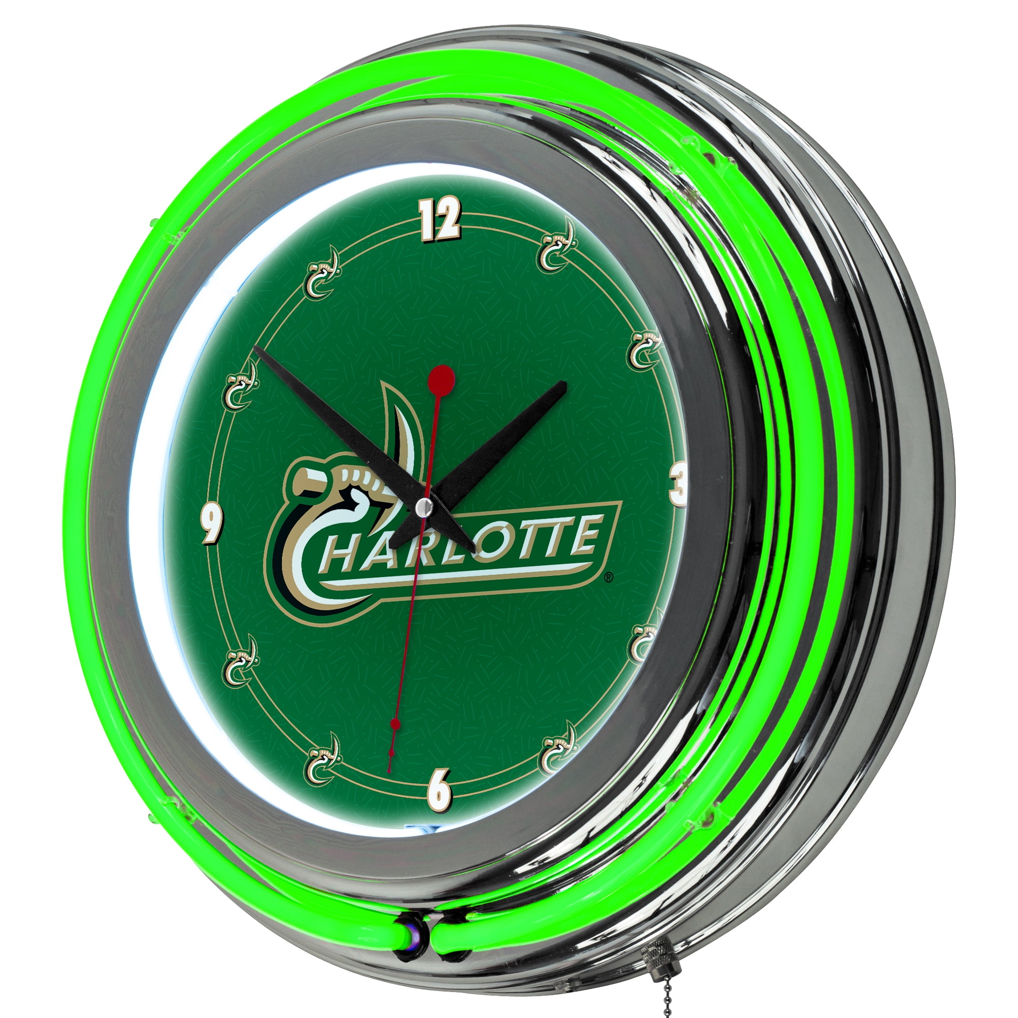 University of North Carolina Charlotte Neon Chrome Double Rung