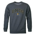 thumbnail image 1 of University of North Carolina Greensboro Men Campus Crewneck Sweatshirt, Heather Charcoal - Small, 1 of 1