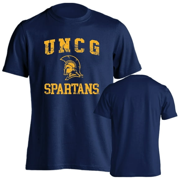 University of North Carolina Greensboro Spartans Distressed Retro Short Sleeve T-Shirt
