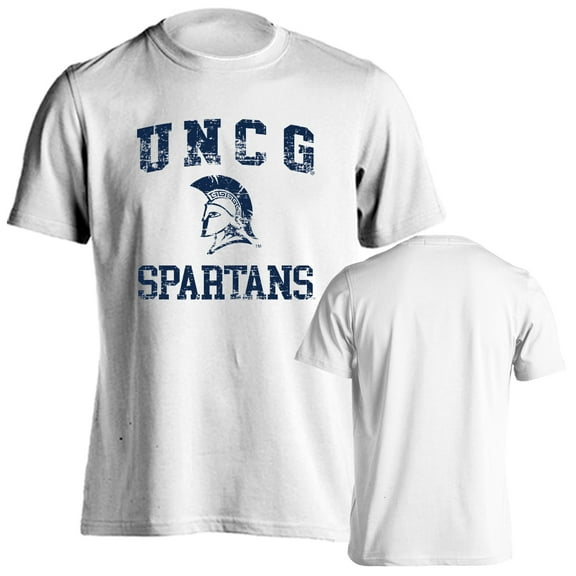University of North Carolina Greensboro Spartans Distressed Retro Short Sleeve T-Shirt
