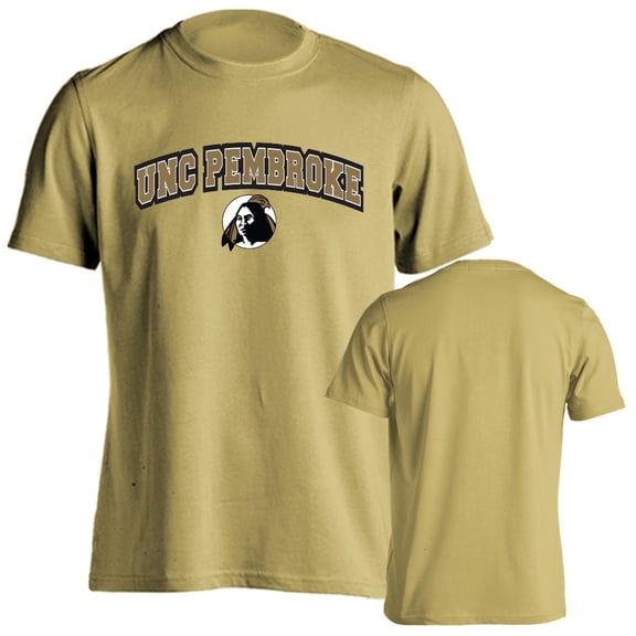 University of North Carolina Pembroke Braves Classic Arch with Mascot Short Sleeve T-Shirt
