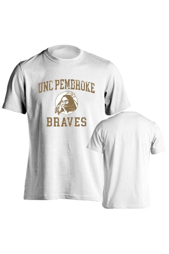 University of North Carolina Pembroke Braves Distressed Retro Short Sleeve T-Shirt
