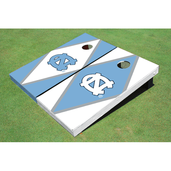 University of North Carolina "UNC" Alternating Diamond Cornhole Boards